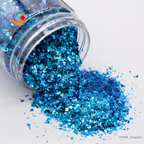 Handicraft Loose Chameleon Glitter Powder Makeup Christmas Decoration Red Blue