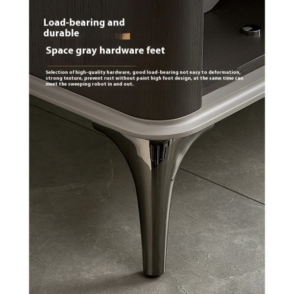 Modern Luxury Black Chrome Steel Sofa Legs Side Bedside TV Stand Feet Restaurant Hotel Living Room Bedroom School Metal Iron