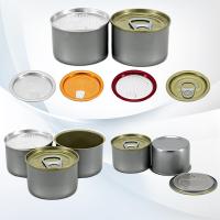 Food Grade Two Piece Can Diameters 53mm 185mL Tin Plate Cans For Snacks And Pet Food