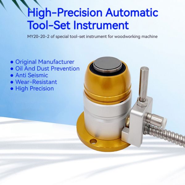 Auto Woodworking Machine CNC Tool Setter Z-axis Setting Sensor Broken Tools Detector for Woodworkers