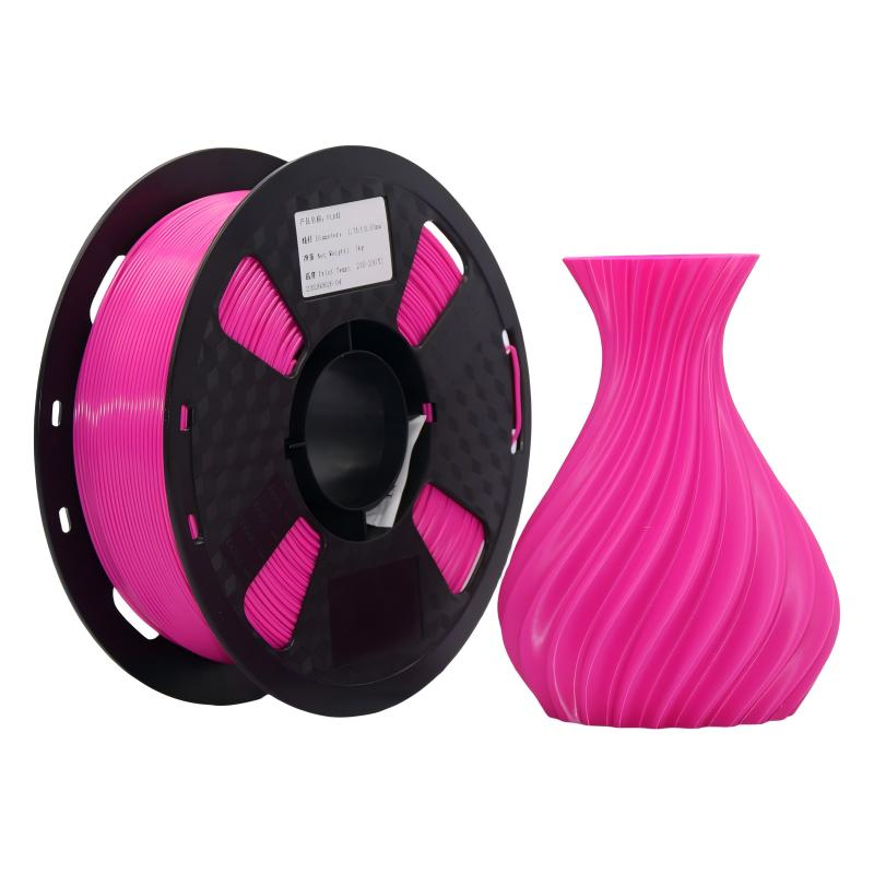 Silk / Matte 1.75mm Flexible Pla Filament 1kg For 3d Printing