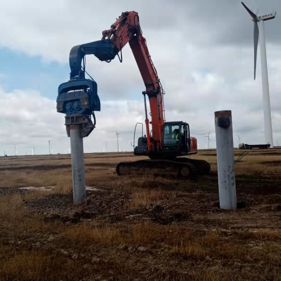 10m Sheet Pile Driver – Quick Converting Operation, Low Noise & Durable Hydraulic Design