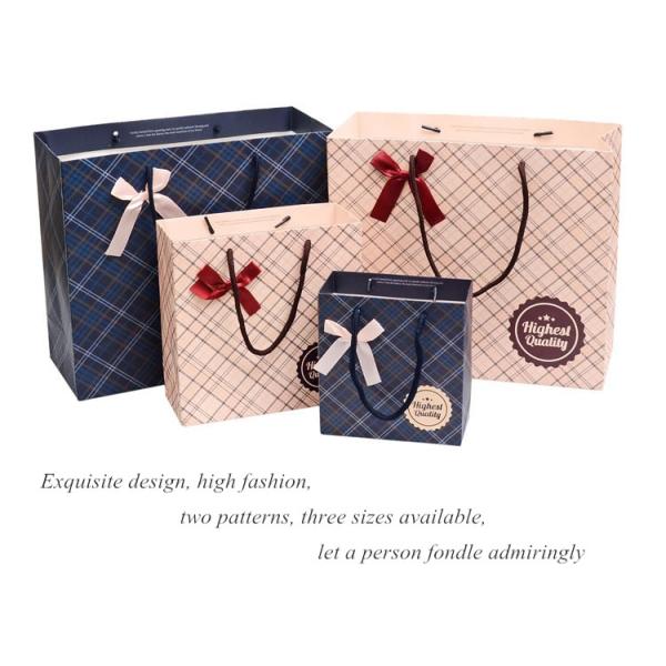 Recycled Wedding Kraft Paper Gift Bags With Handles Printable