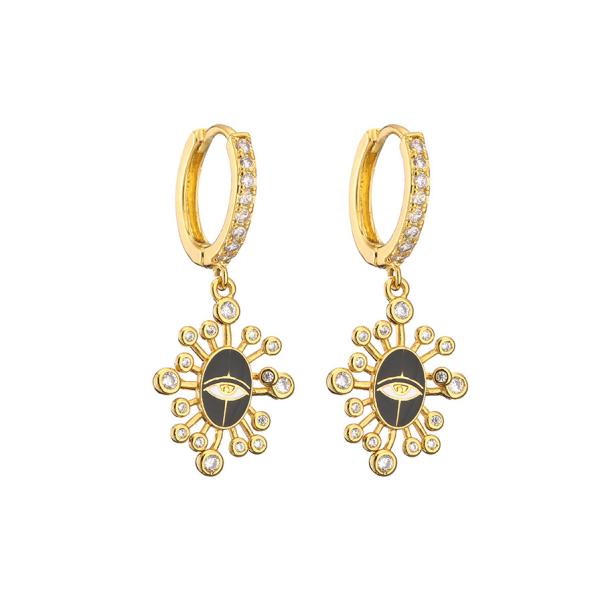 Bohemian Turkish Evil Eye Earrings