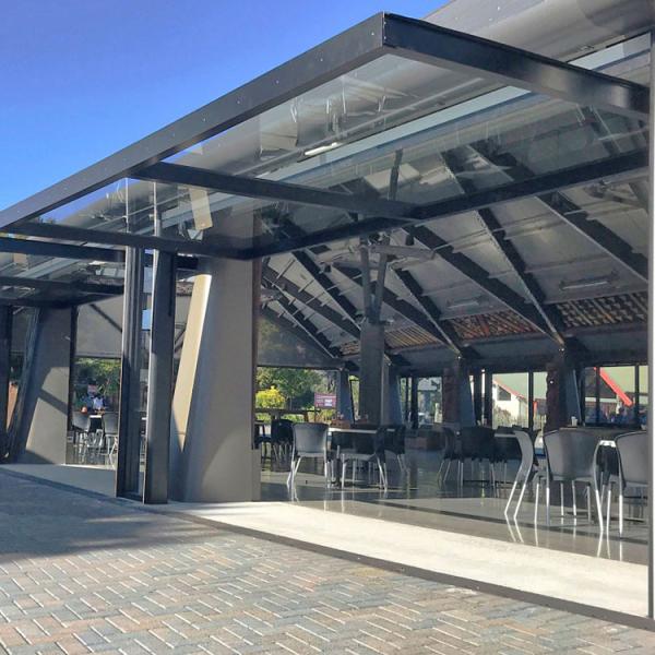 Структурные двери наклона противовесу поливы поливы с ужесточатым стеклом