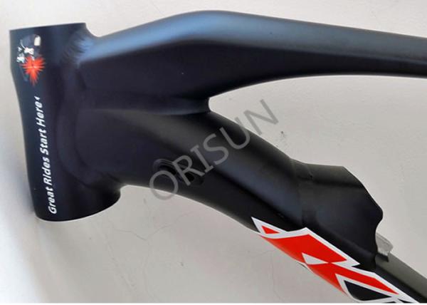 CX Mid - Drive Full Suspension Bike Frame Aluminum Alloy 140 Mm Wheel Travel