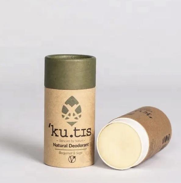 Eco Friendly Push Up Paper Tube  Plastic Free Deodorant Tube Packaging
