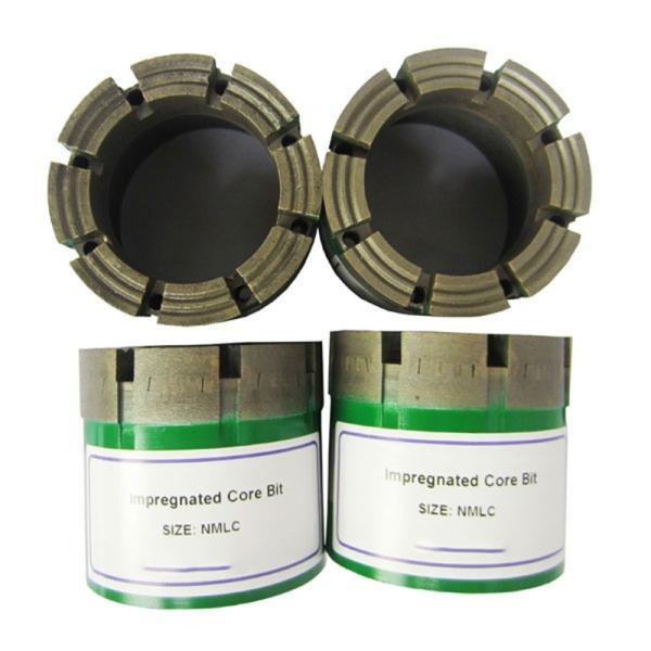 AQ BQ NQ HQ PQ Impregnated Diamond Core Bits For Exploration Wireline Drilling