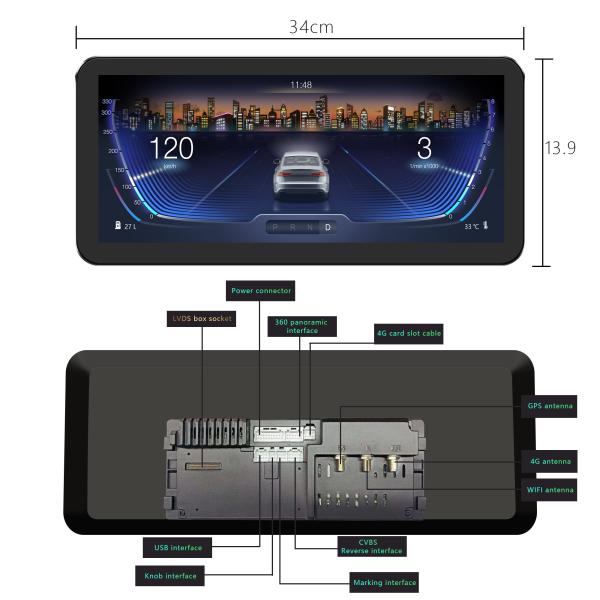 12.3' Qualcomm Snapdragon 680 Android 13 Авто Радио Для Mercedes Benz NTG 4.0/ 4.5/ 5.0 / 6.0 С динамическим 3DUI Carplay