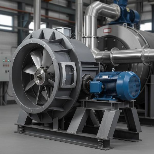 High Efficiency Large Volume Wear-Resistant Induced Draft Fan for Industrial Boiler Systems