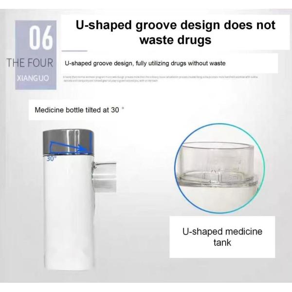 Mini Air 360 Ultrasonic Atomizer Low Noise-65dB a-Weighted for Alternative Medicine