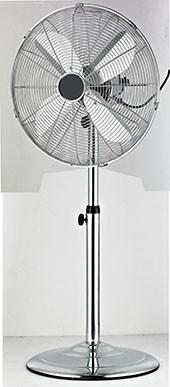 45W Vintage Industrial Electric Pedestal Fans Air Cooling OEM Adjustable Height