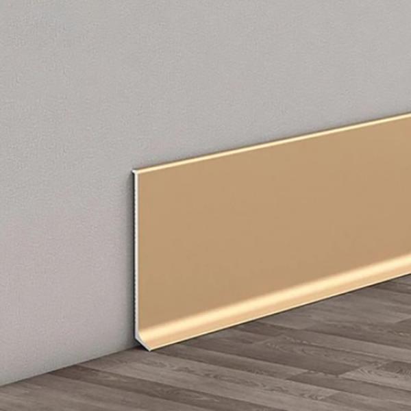 Customized Mill Finish Aluminium Skirting Board Profile for High Tolerance Flooring