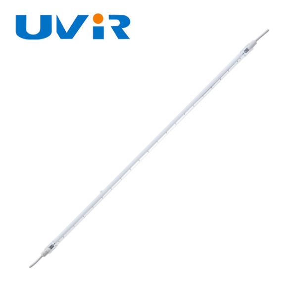 Lampe chauffante infrarouge à ondes moyennes 400V 1500W avec réflecteur blanc