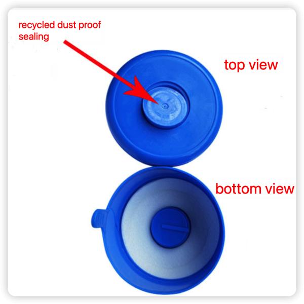18.9L tapa de jarra de agua de 5 galones reutilizable no derrame para botella de agua de 55 mm