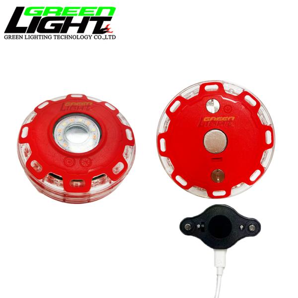 LED Warning Light designed for high visibility up to 1600 meters underwater with rechargeable battery and multiple colors