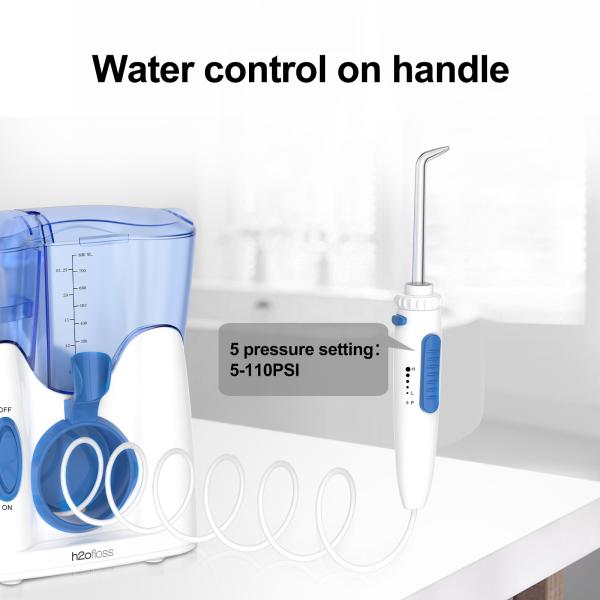 6 Modes Home Water Jet Oral Irrigator Dental Water Flosser IPX7 Waterproof
