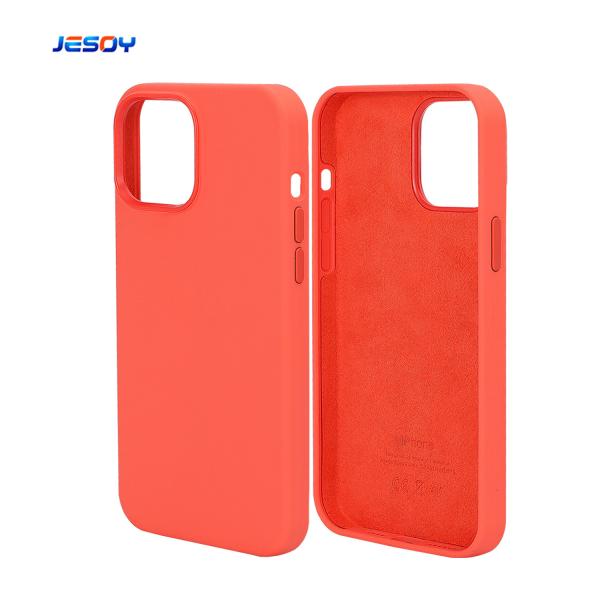 Hot Pink Custom Silicone Cases Anti Fingerprint iPhone Silicone Case Skin Friendly
