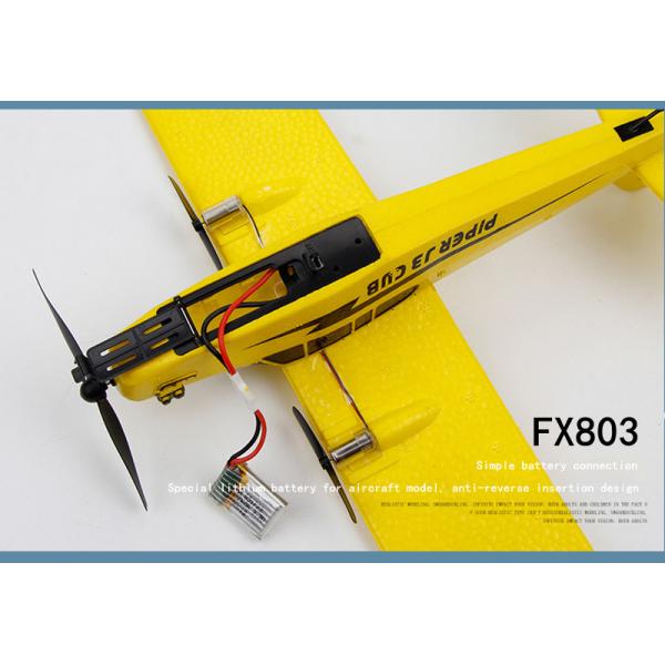 Fx803 Piper Cub J-3 RC Самолет Модель технологии 2.4 ГГц Удалённое управление Самолет Глайдер для наружного видеосъемки Разрешение N/A