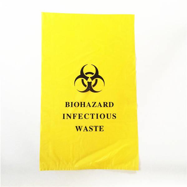 Hazardous Trash Can Liners – Medical Grade No Leak Bags - Biohazard Symbol for Safe Infectious Waste Disposal
