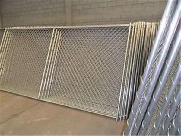 chain link temporary construction fence panels 6FT X 10F Mesh 2 3/8  x 2 3/8 ( 60mm x 60mm ) x 12 gauge wire