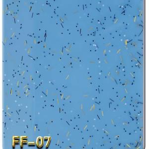 Fluorescent Glitter Perspex Plexiglass Sheets 4x8 3mm White Rose