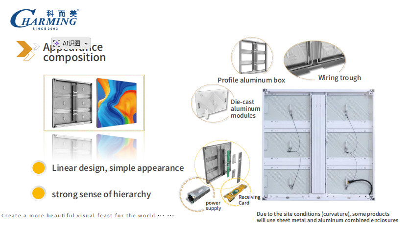 Ultra Thin 3D External 14Bit Panel P6 Led Screen for Outdoor Advertising on Building