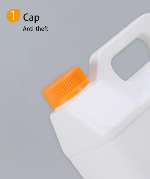 Customrized Logo 1Gallon HDPE Square Engine Oil Bottle for Easy Refilling Packaging