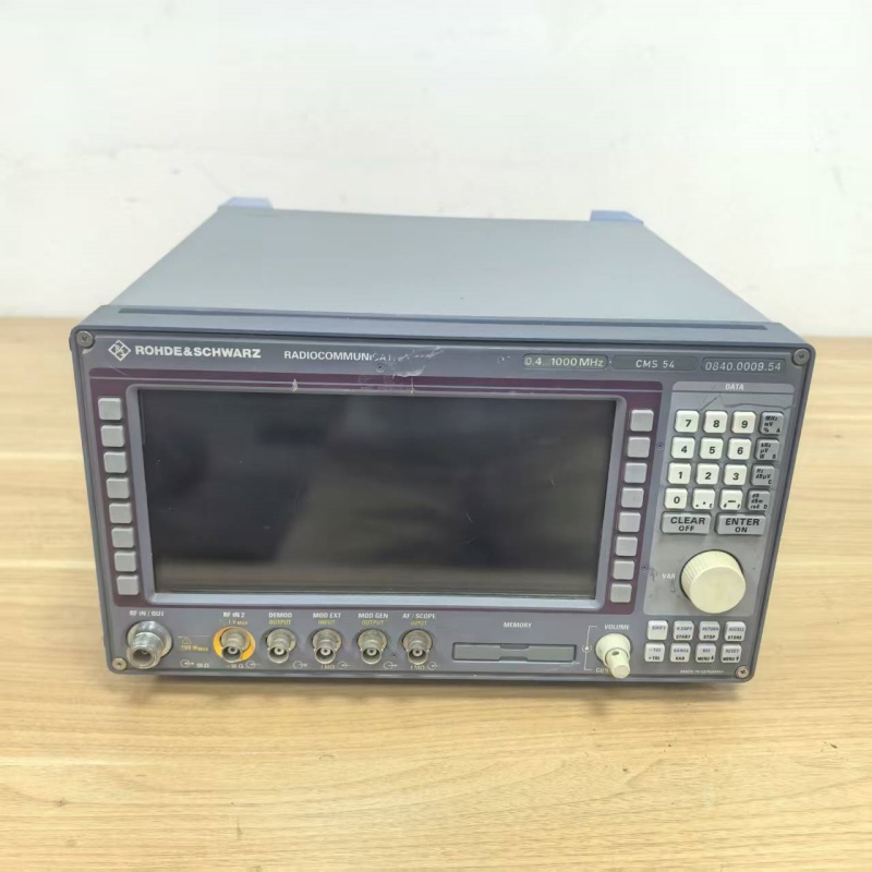 Rohde And Schwarz CMS54 Radiocommunication Service Monitor RF Communications Test Set Enabling Testing And Evaluation Of RF Communication Links And Wireless Network Components