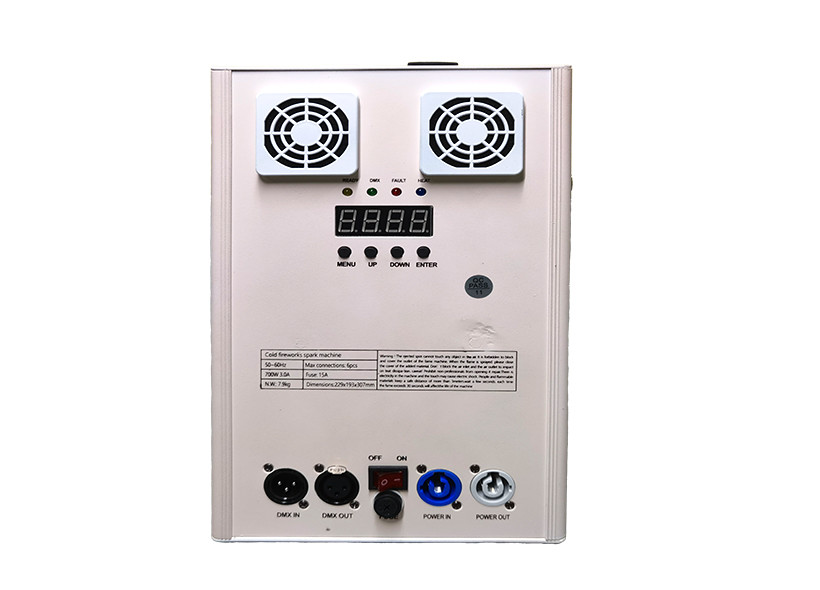 электрическая холодная машина 110v 220v бенгальского огня события фонтана машины искры 700w