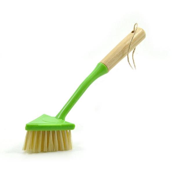 Щетка длинного бака PP лотка ручки деревянного очищая для кухни извлекает очищать