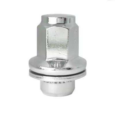 Noix de roue à rouleaux en chrome M14-1.5 Duplex Acorn - 22 mm Hex, longueur 48 mm Pour Toyota OEM 9094201103