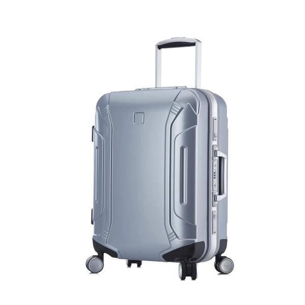 Coffre d'affaires Code verrouillage Trolley bagages avec roues tournantes Portable à bord Cadre en aluminium Fermeture Bagages de voyage