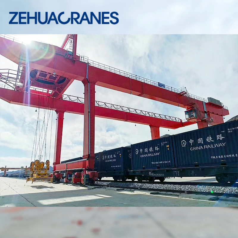 Heavy Duty Rail Mounted Gantry Crane for Container Terminal Port Logistics