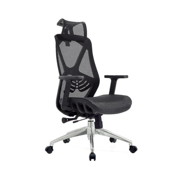 a cadeira ergonômica do escritório da dobradura da 2D cabeceira ajustável alivia a pressão lombar para o chefe de encontro executivo