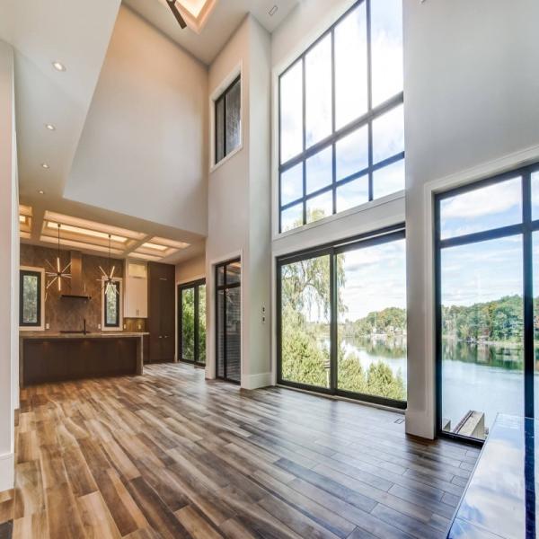 Portes coulissantes en aluminium et portes coulissantes en acier inoxydable 304