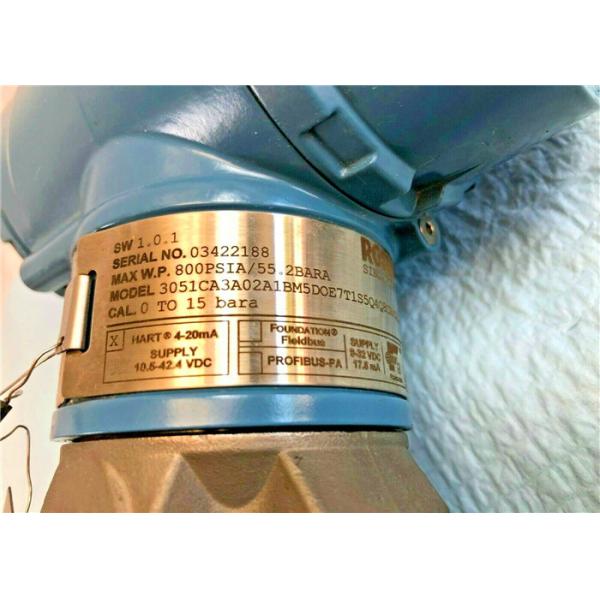 Transmisor 3051CA3A02A1AB1H2L4M5 de la temperatura de la presión absoluta de Rosemount 0 a 800 Psia