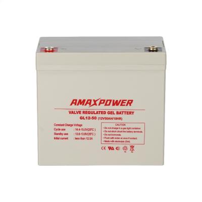 Pump 12V 50 Amp Deep Cycle Vrla Maintenance Free Batteries Vrla Rechargeable Battery