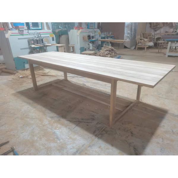 Outdoor Teak Dining Teakwood Patio Table And Chairs Anti Corrosion Anti Cracking