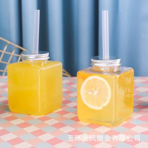 Juice Compatible Milk Tea Drink Bottle Leak Proof Design Customizable Color