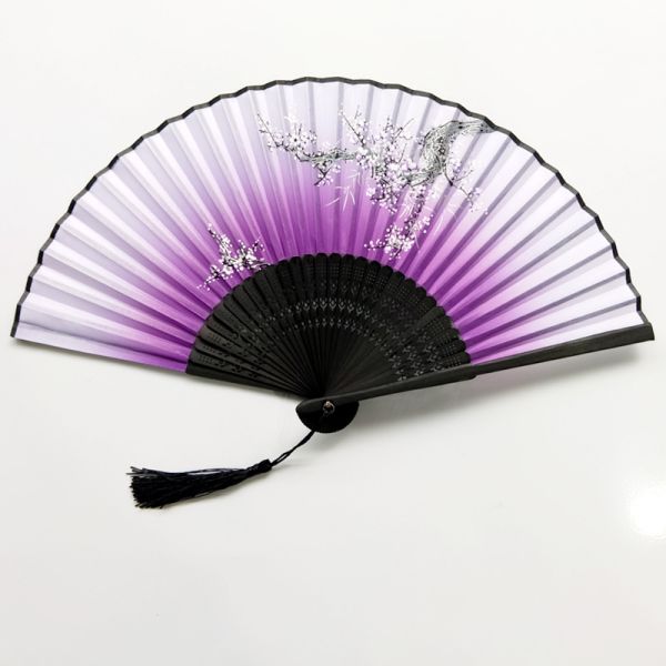[I AM YOUR FANS] in Stock Personalized Wedding Hand Fan Bamboo Silk Fan