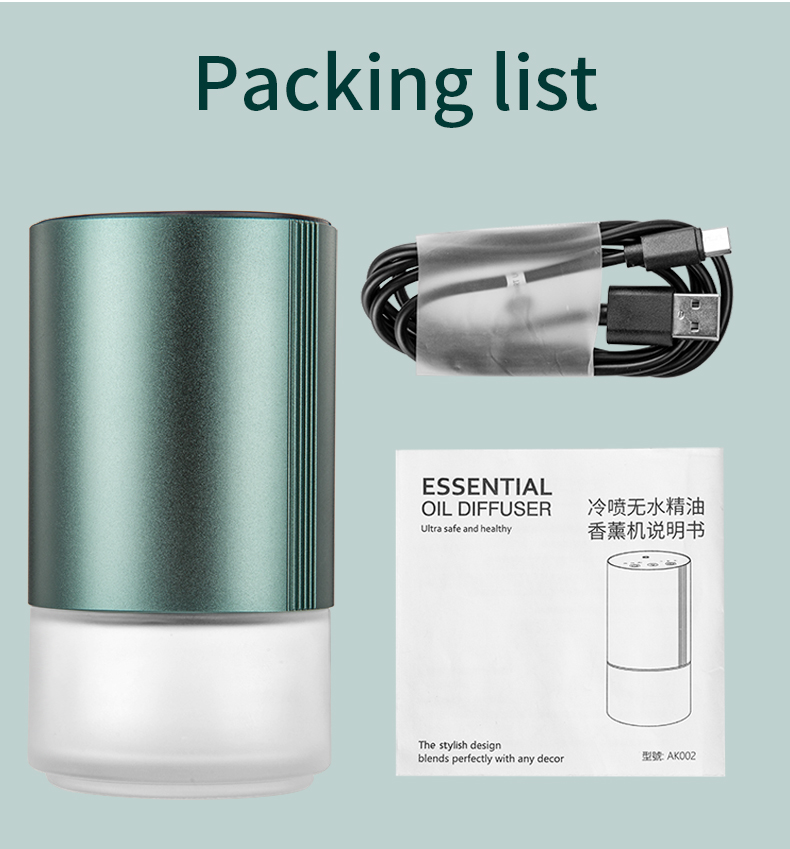 Commercial Scent Battery Machine Operated Essential Oils 100ml Latest  Colour Changing Led Waterless Aroma Diffuser