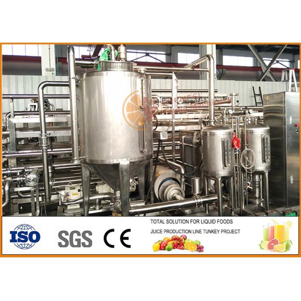 6T/day Juice Paste Jam Tube In Tube Sterilization machine
