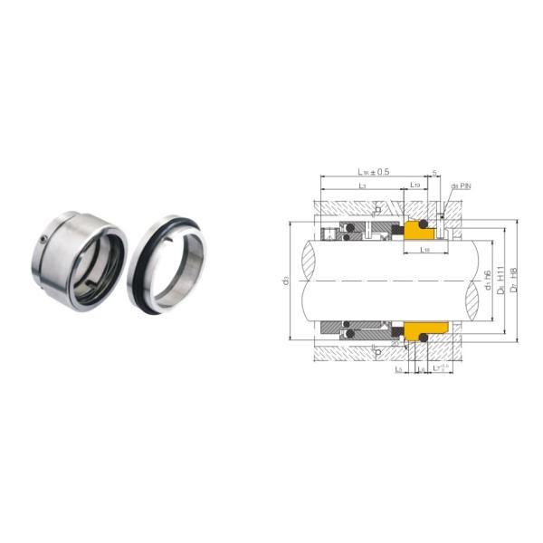 Sic Inserted / TC Clean Water Pump Accesories GY HJ92N 2.5Mpa Burgmann Mechanical Seals