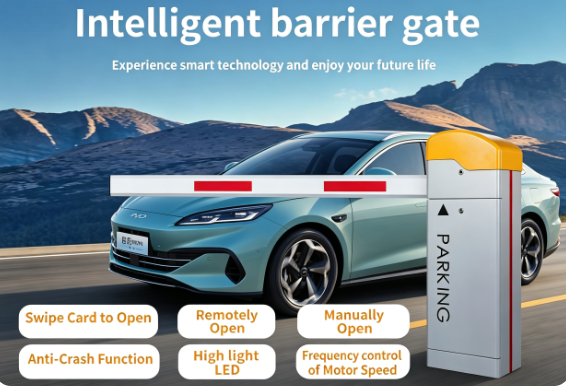 Taiwei High Quality Wholesale Remote Control Automatic Boom Barrier Gate Security Access Barrier for Parking Lot   Shopping Mall
