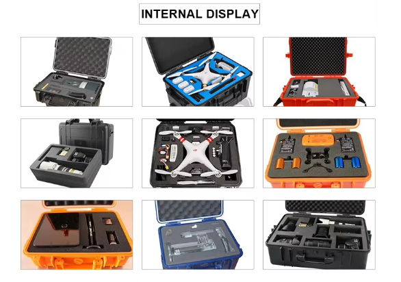 Caja de plástico de moldeo rotativo resistente a la corrosión para herramientas militares