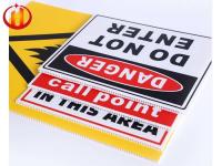 Multi Color Recycled Coroplast Corrugated Plastic Signs UV Printing