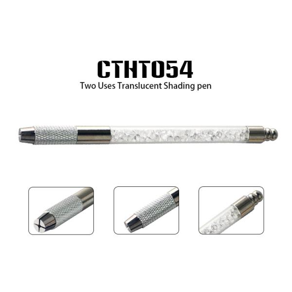 Rhinestone Decorated Manual Tattoo Pen Tattoo Eyebrow Pen
