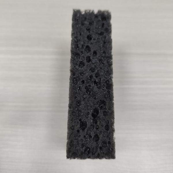80x50x30mm Black Car Wash Sponge - Powerful Cleaning & Scratch Reduction