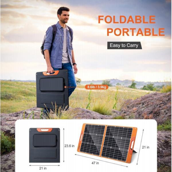Складной 100W RV Off Grid Солнечная система для кемпинга